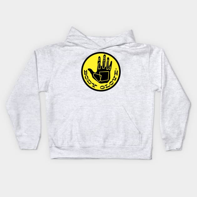 Body Glove Back Print Kids Hoodie by Chewbaccadoll